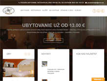 Tablet Screenshot of penzionhrubjak.sk